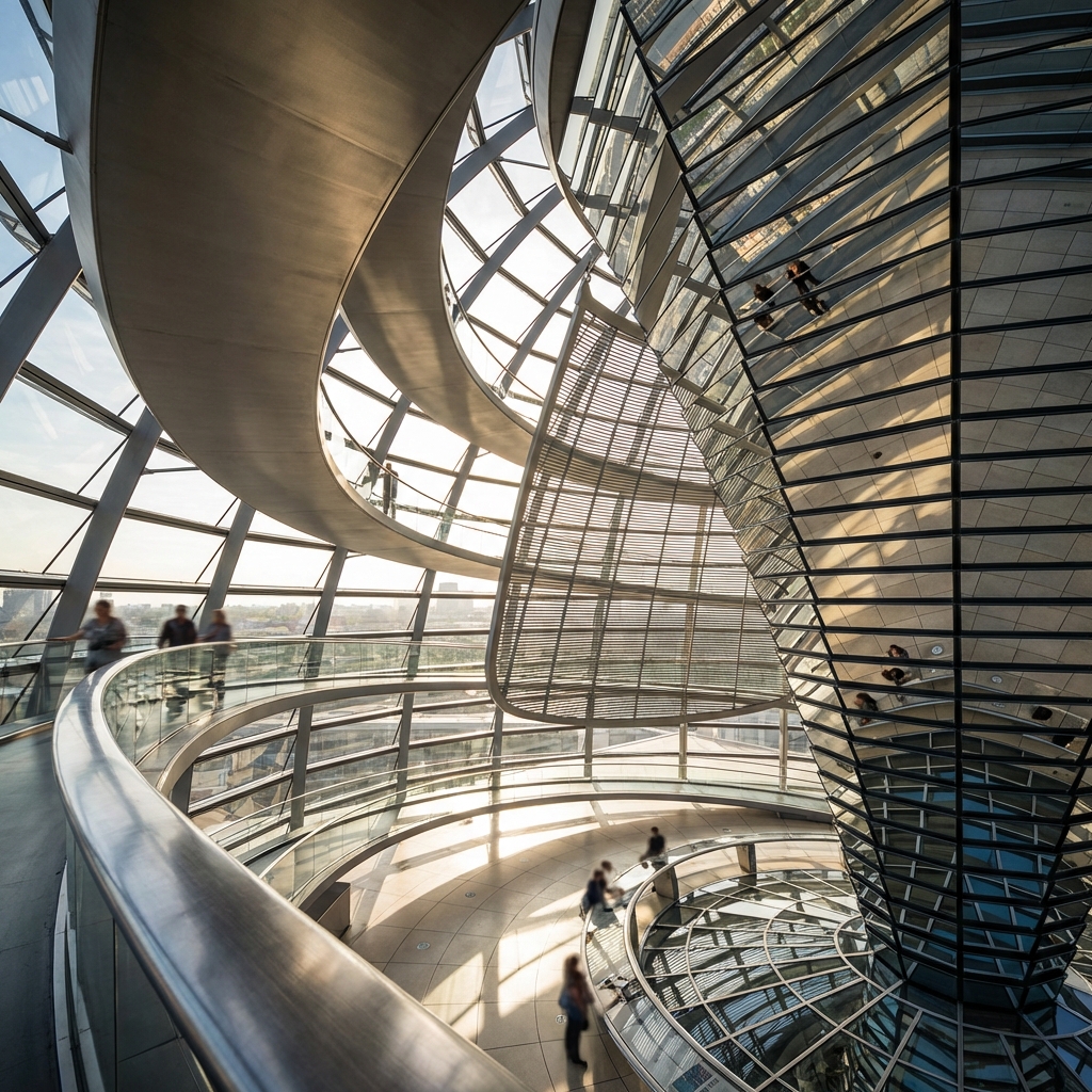 Reichstag Glaskuppel Berlin von Norman Foster